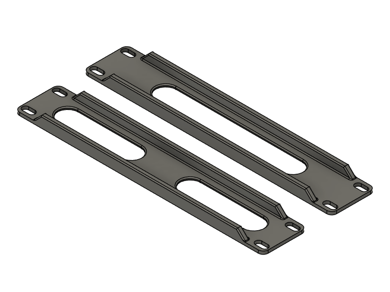 10-Inch cable pass-through panel