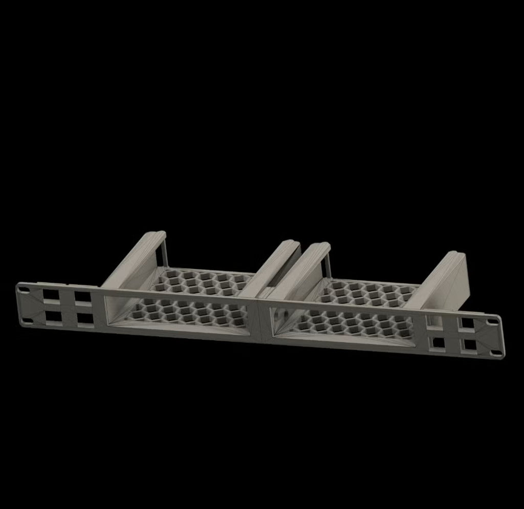 19" Rackmount til 2 stk Ubiquiti Unifi UXG-Max UCG-UItra UCG-Max - 8x keystone