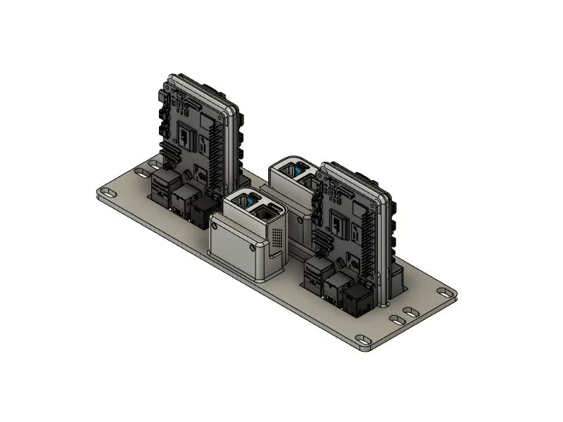 10" 2u Rackmount til 4x Raspberry Pi 5 + 2x JetKvm.
