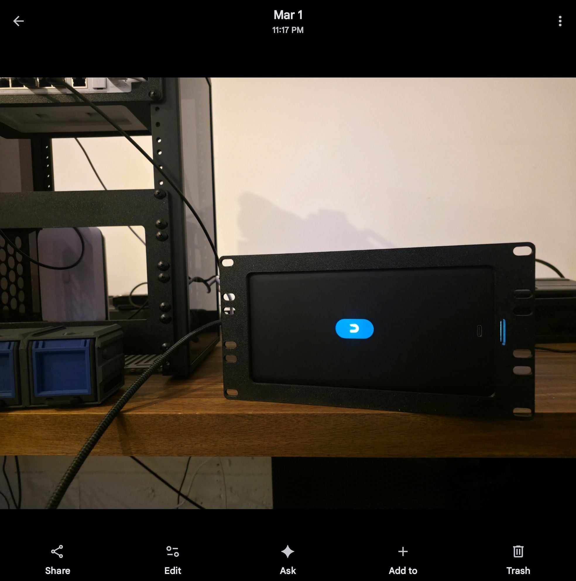Ubiquiti Unifi UNAS 2 10" 3U Rackmount