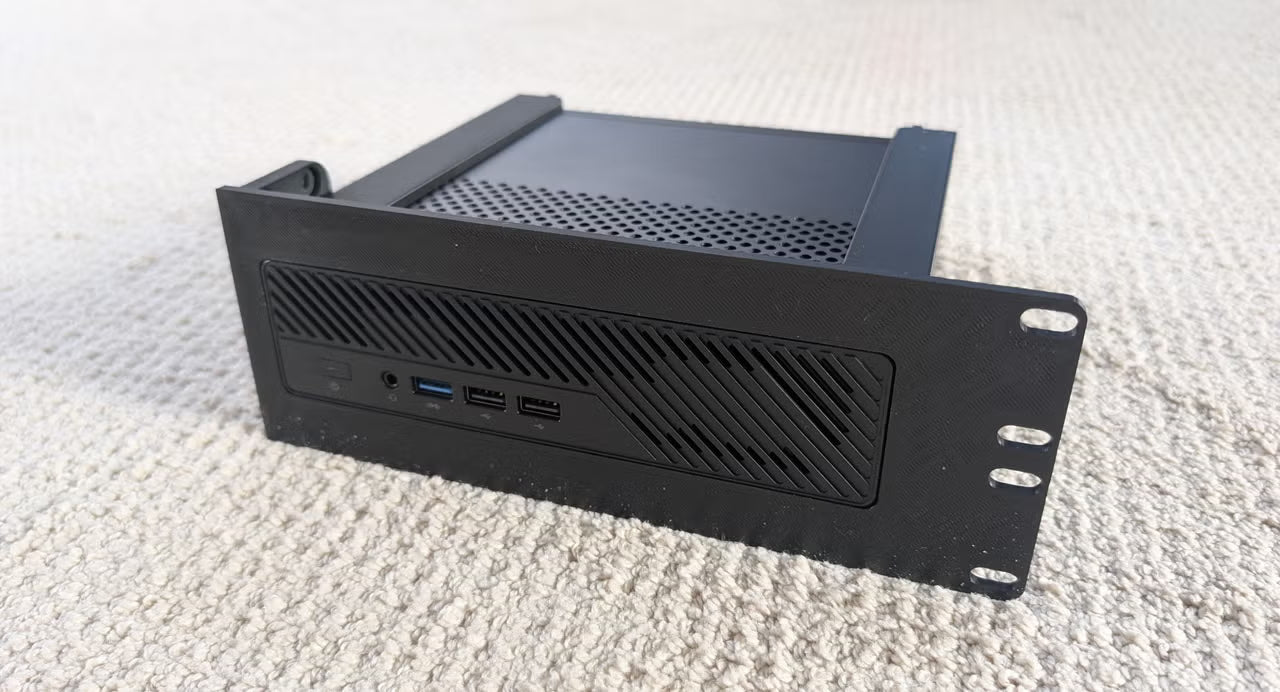 19" Rackmount 2u til 2x Minisforum ms-01