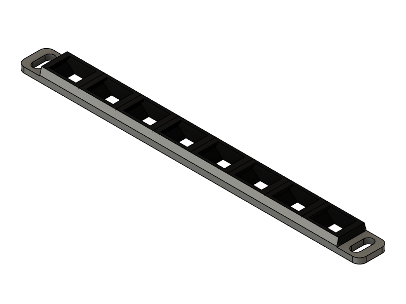 patch panel 0,5 u