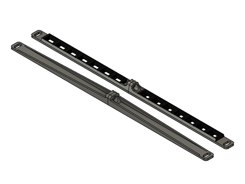 19-Inch Patchpanel/Panels 0,5U